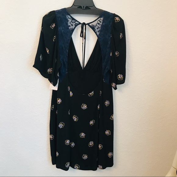 Free People NWT Mockingbird Lane mini dress - Picture 7 of 8